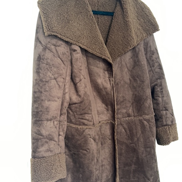 ANTHROPOLOGIE SOLITAIRE Faux shearling - Picture 8 of 12